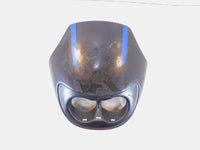 1985-2007 Yamaha V-Max VMX12 VMX1200 Black Front Cockpit Headlight Nose Fairing - C3 Cycle