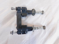 Harley Davidson Sportster 883 & 1200 & Dyna Black Handlebar Bar Riser Clamps - C3 Cycle
