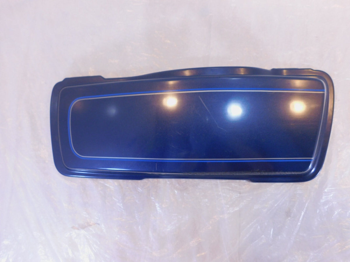 Harley Davidson Road King Street & Electra Glide Blue Right Saddlebag Cover Lid - C3 Cycle