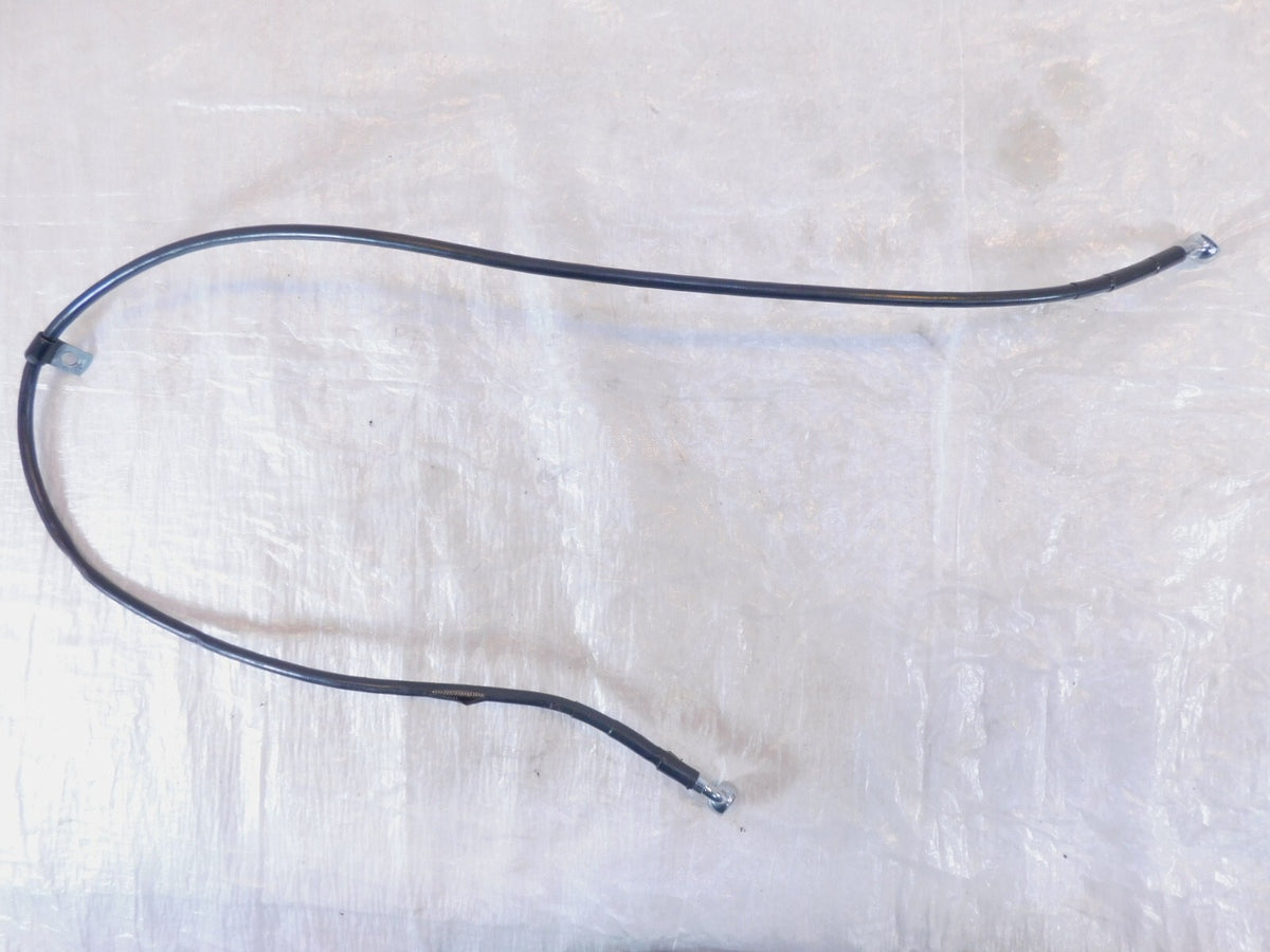 Harley Davidson Sportster 883 Hugger & 1200 Black Front Wheel Brake Line Hose - C3 Cycle