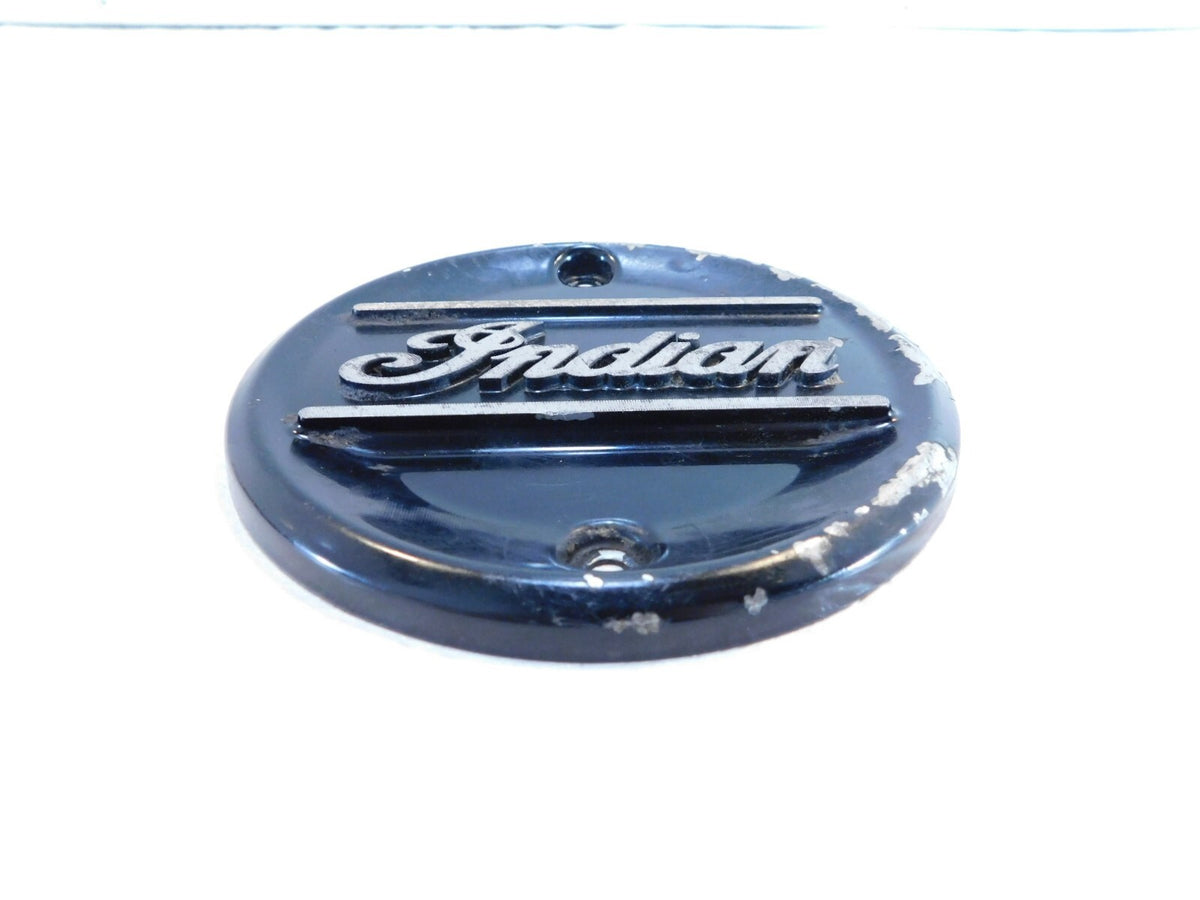 15-22 Indian Scout, Sixty, 1200 & Bobber Black Engine Motor Primary Cover Badge - C3 Cycle