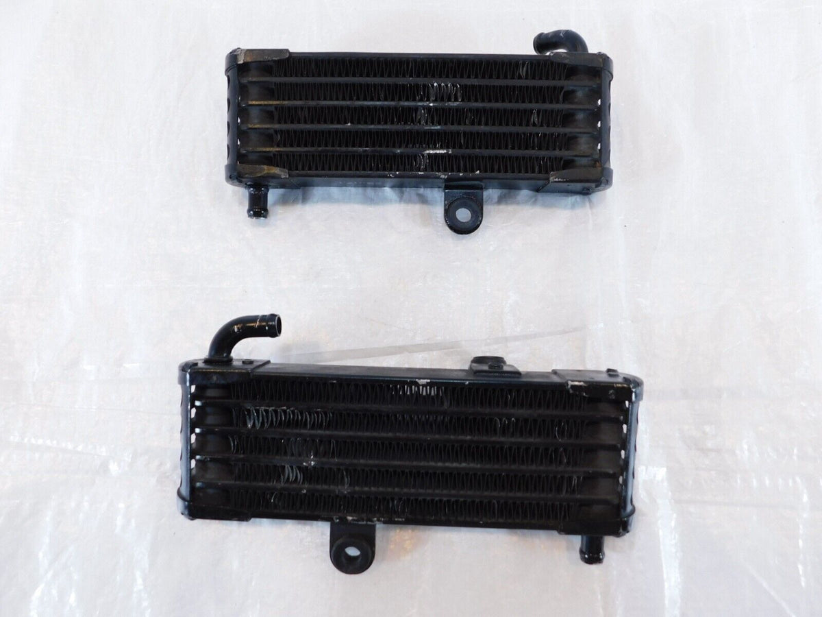 Aprilia RSV1000R RSV 1000 Tuono R Black Left/Right Engine Motor Oil Coolers - C3 Cycle