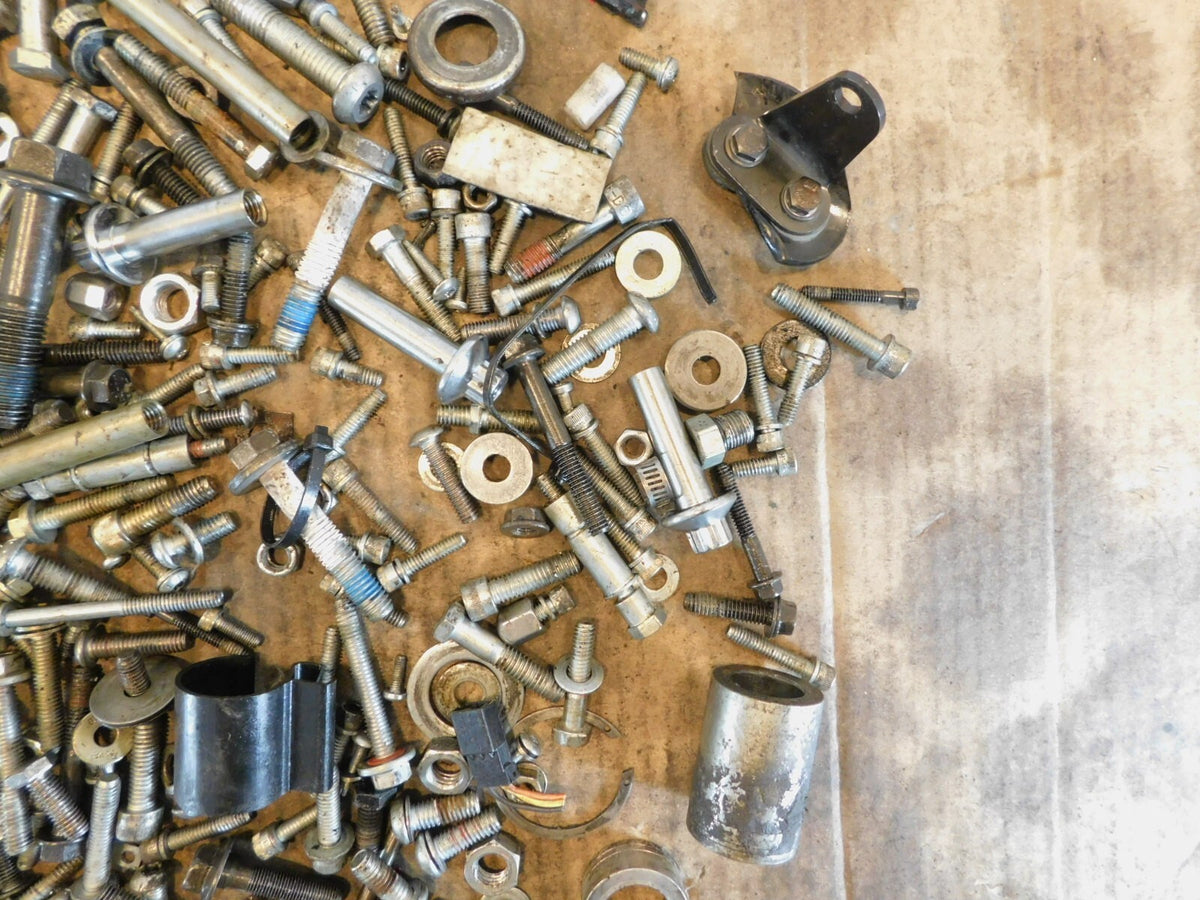 2013 Harley Davidson Dyna Wide Glide FXDWG Engine Nut Bolt Bracket Parts Box Lot - C3 Cycle