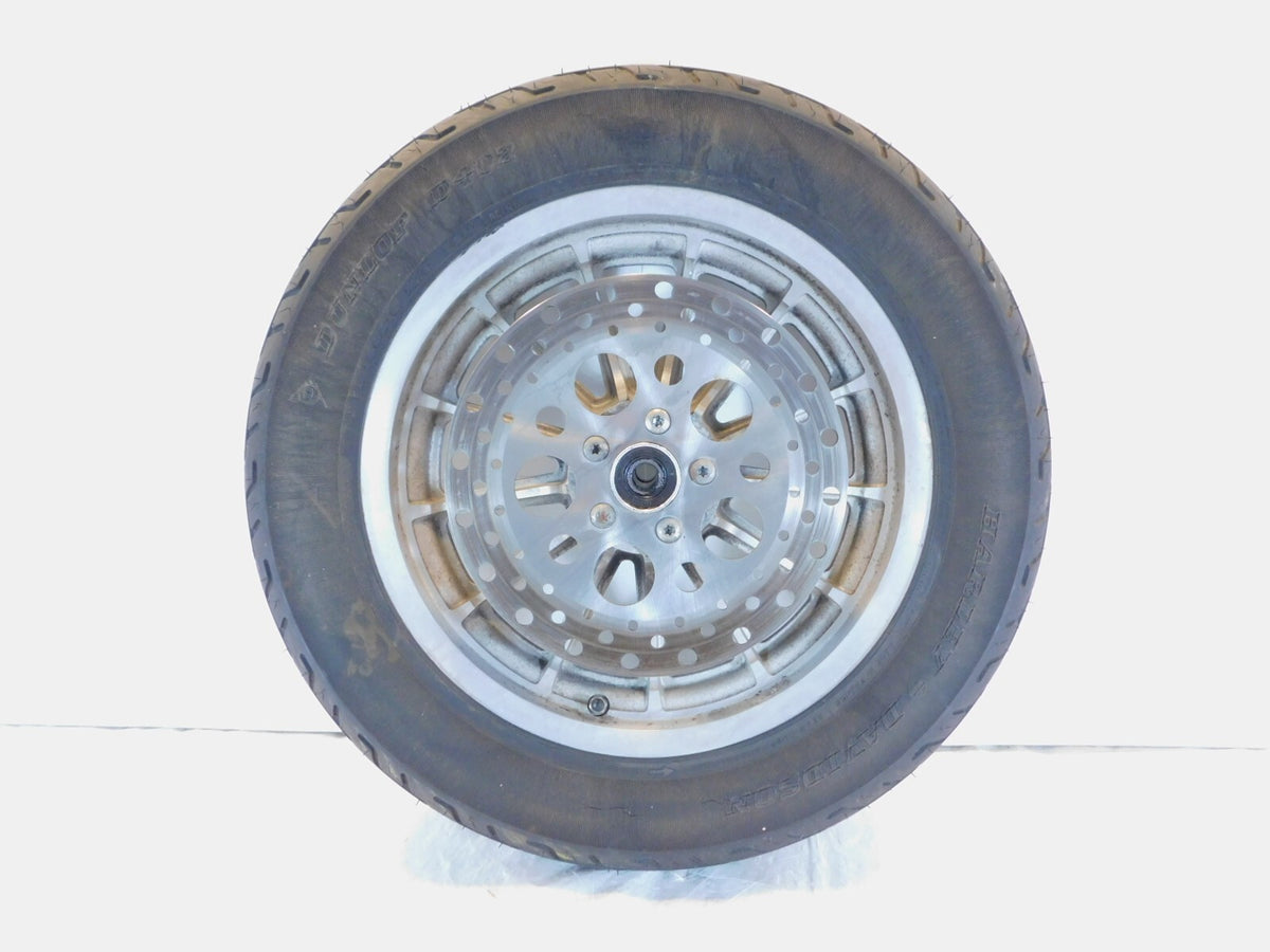 1996-1999 Harley Sportster 883 & 1200 Silver Cast Rear Wheel Rim 13 Spoke - C3 Cycle