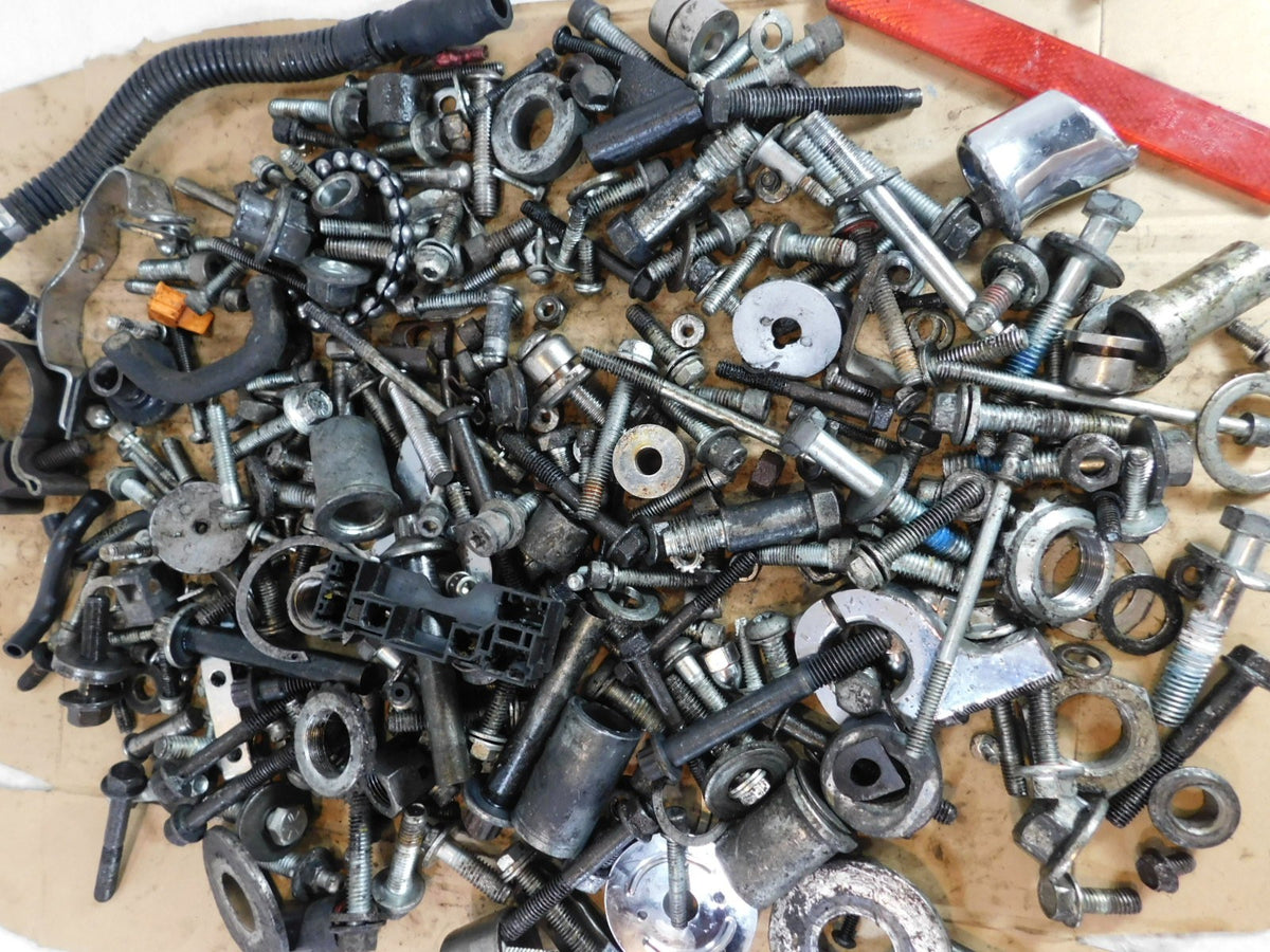 2007 Harley Davidson Softail Custom FXSTC Nut Bolt Brackets Parts Box Lot - C3 Cycle