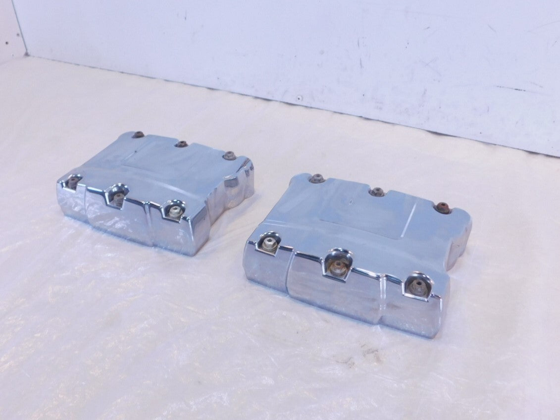 Harley Road King Dyna & Softail Chrome Cylinder Head Top Rocker Boxes & Arms - C3 Cycle