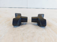 Harley Davidson Sportster 883 & 1200 & Dyna Black Handlebar Bar Riser Clamps