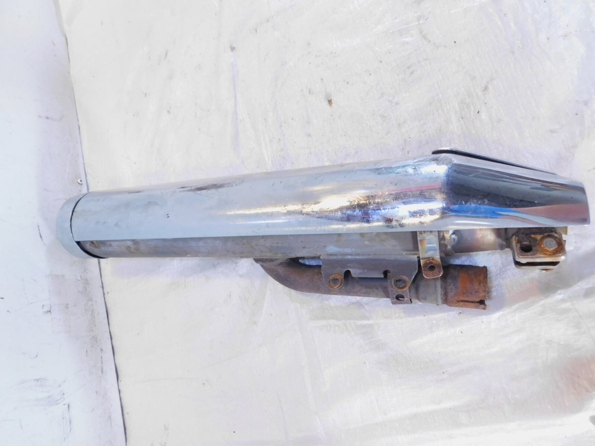Honda VTX1800 VTX1800F VTX1800N Chrome Lower Left Exhaust Header Pipe Muffler - C3 Cycle