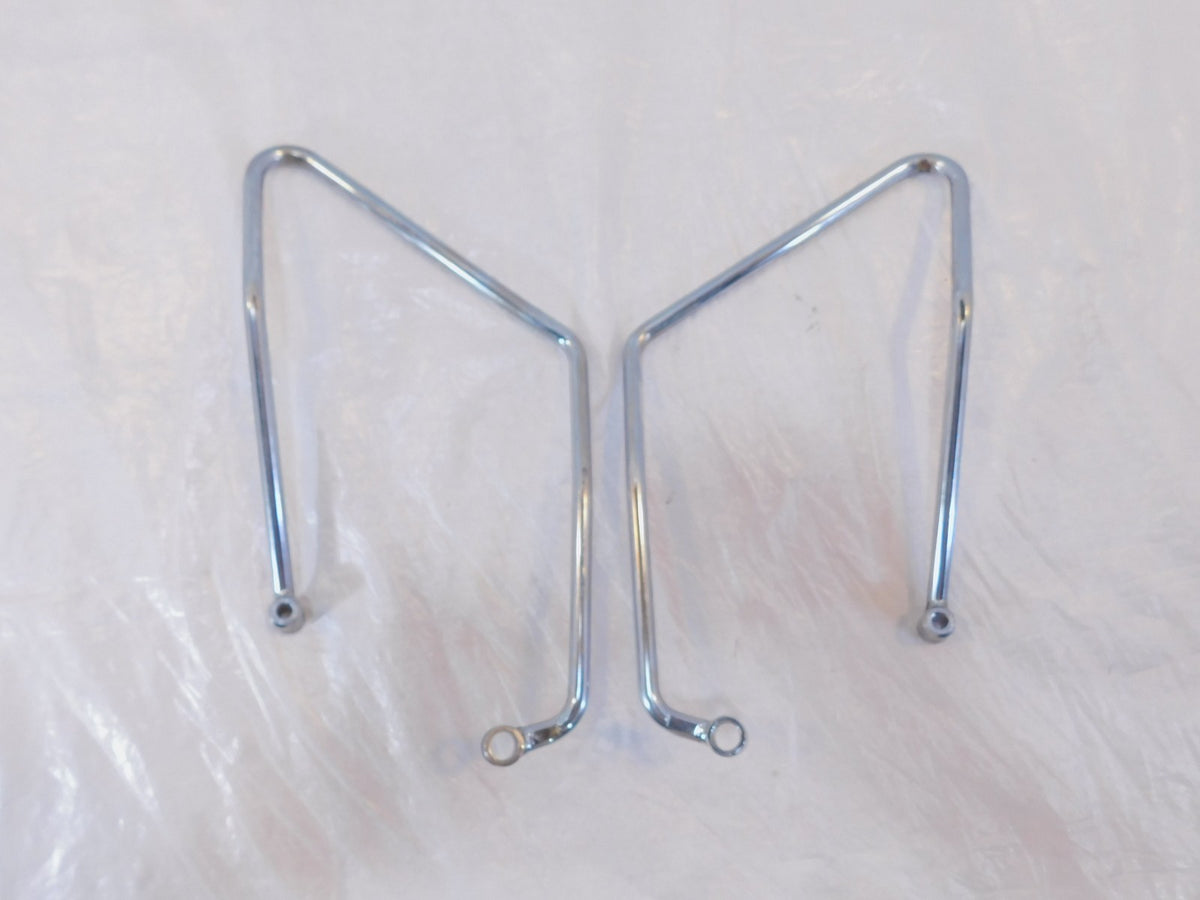 1994-2003 Harley Davidson Sportster 883 1200 Chrome Saddlebag Guard Rail Bars - C3 Cycle