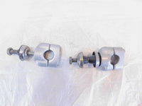 1997-2000 BMW F650 Funduro F650ST OEM Front Handlebar Riser Clamp Bracket Mounts