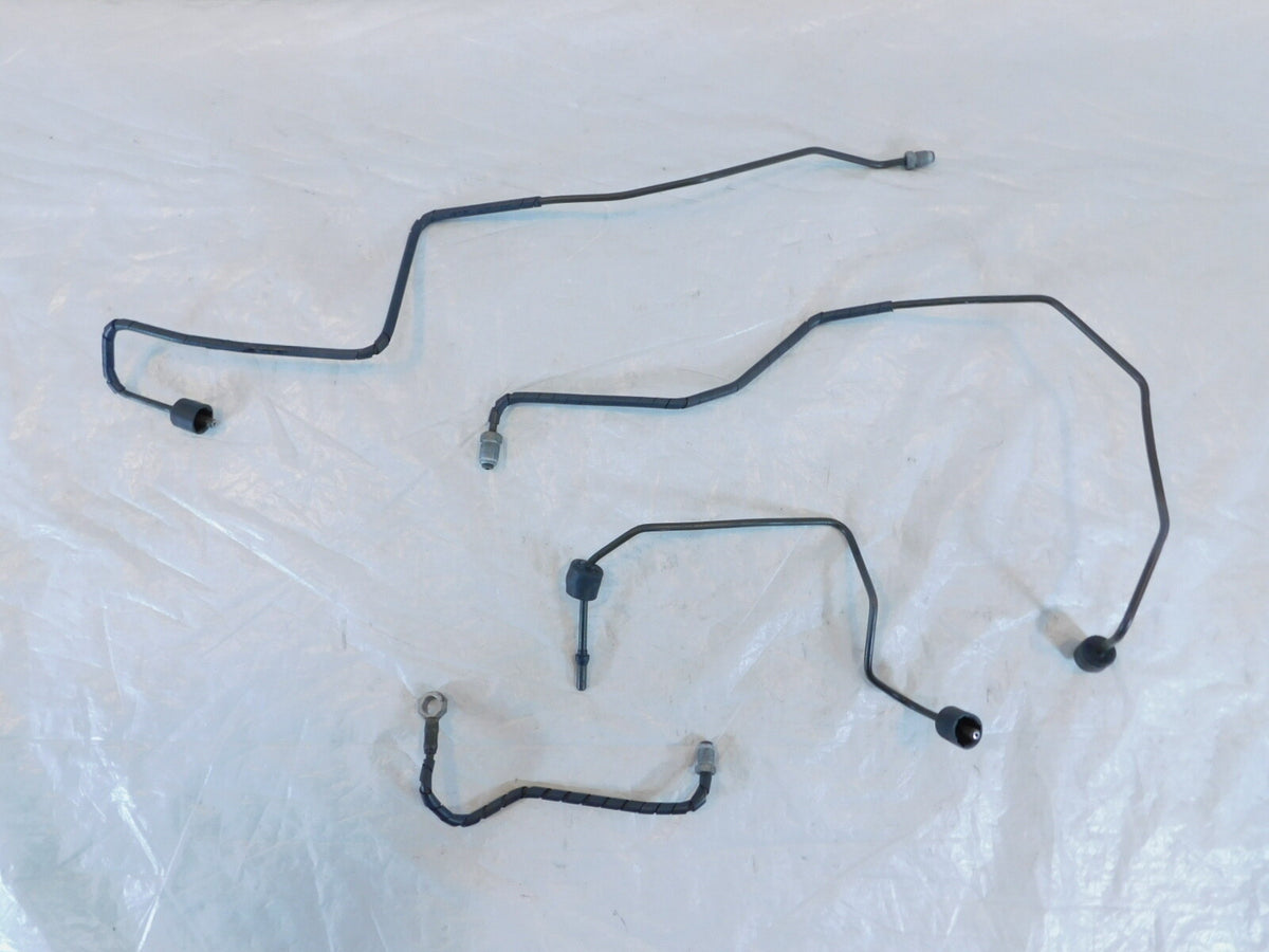 2003-2004 BMW R1200CL R1200 CL Black Rear Wheel Brakes ABS Brake Pipe Lines - C3 Cycle