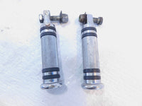 Harley Touring FXR Dyna Sportster & Softail Chrome & Band Footpegs Footrests - C3 Cycle