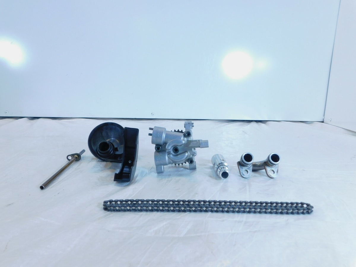 Yamaha YZFR6 YZF R6 FZ6 FZ-6 Engine Motor Oil Pump Assembly Set W/ Chain & Pipes - C3 Cycle