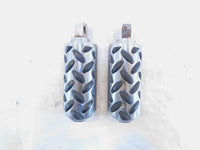 Harley Touring FXR Dyna Sportster & Softail Black & Chrome Footpegs Footrests