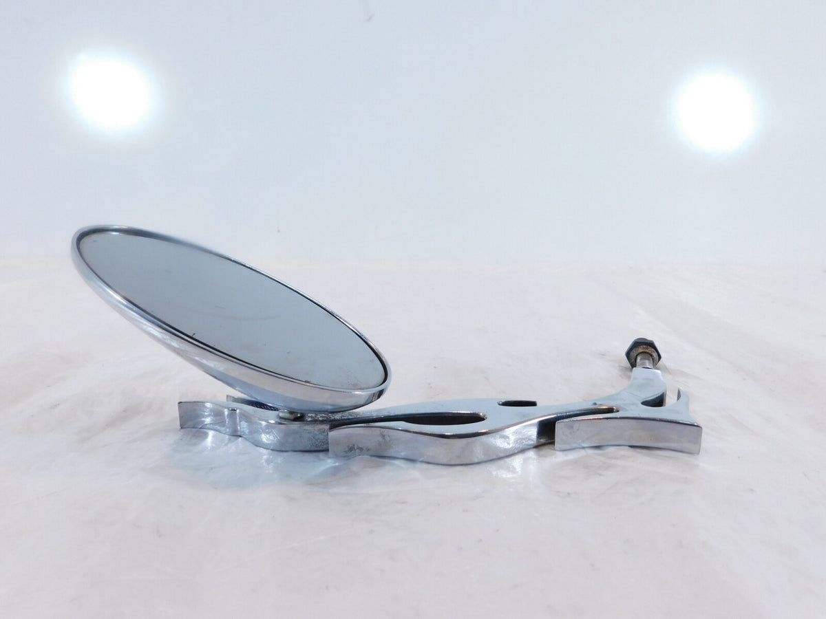 Harley Dyna Sportster Softail FXR Sportster Flames Hand Right Rear View Mirror - C3 Cycle