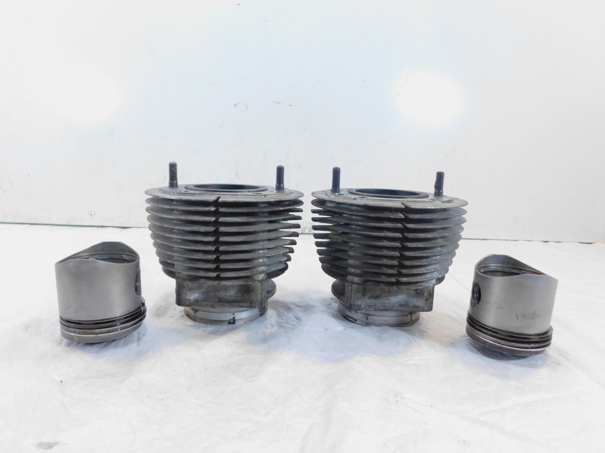 BMW Airhead R60 R60/5 Silver Engine Motor Cylinder Barrel Jugs w/ Pistons - C3 Cycle