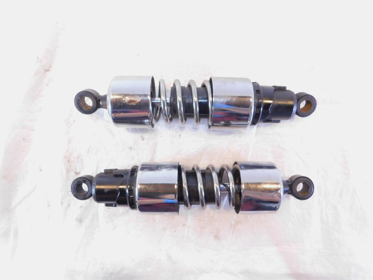 Harley Sportster 883 & Ironhead 1000 & 1100 Chrome Rear Shock Absorbers - C3 Cycle