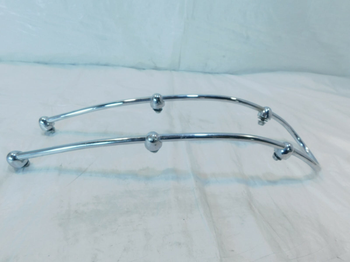 2004 04 Kawasaki Vulcan 1500 VN1500 Nomad Fi Right Saddlebag Upper Rail Guard - C3 Cycle