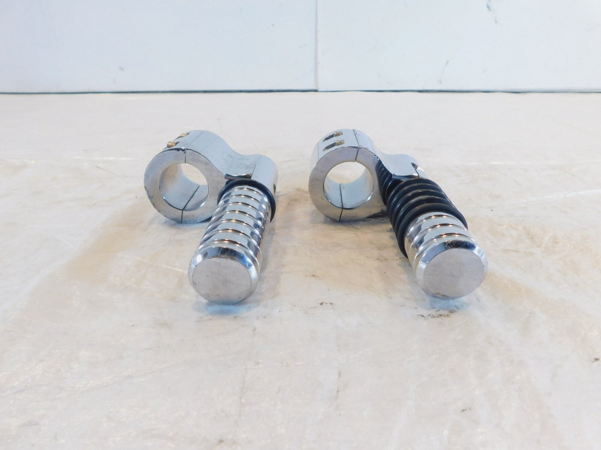 Harley Electra Glide & Road King Highway Footrest Footpeg Mount Bracket Clamps - C3 Cycle