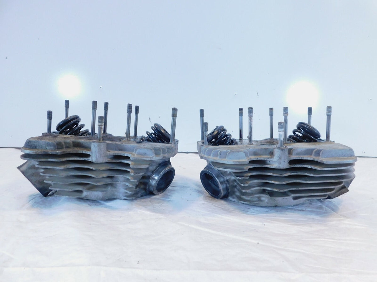 1979-1983 Harley Davidson Electra Glide Engine Motor Cylinder Heads w/ Valves - C3 Cycle