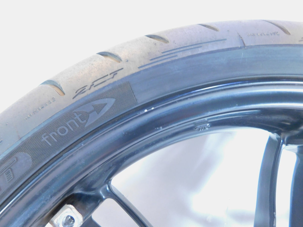Buell XB9R XB12R Firebolt & Lightning & 1125R Black Front Wheel Rim Rotor & Tire - C3 Cycle