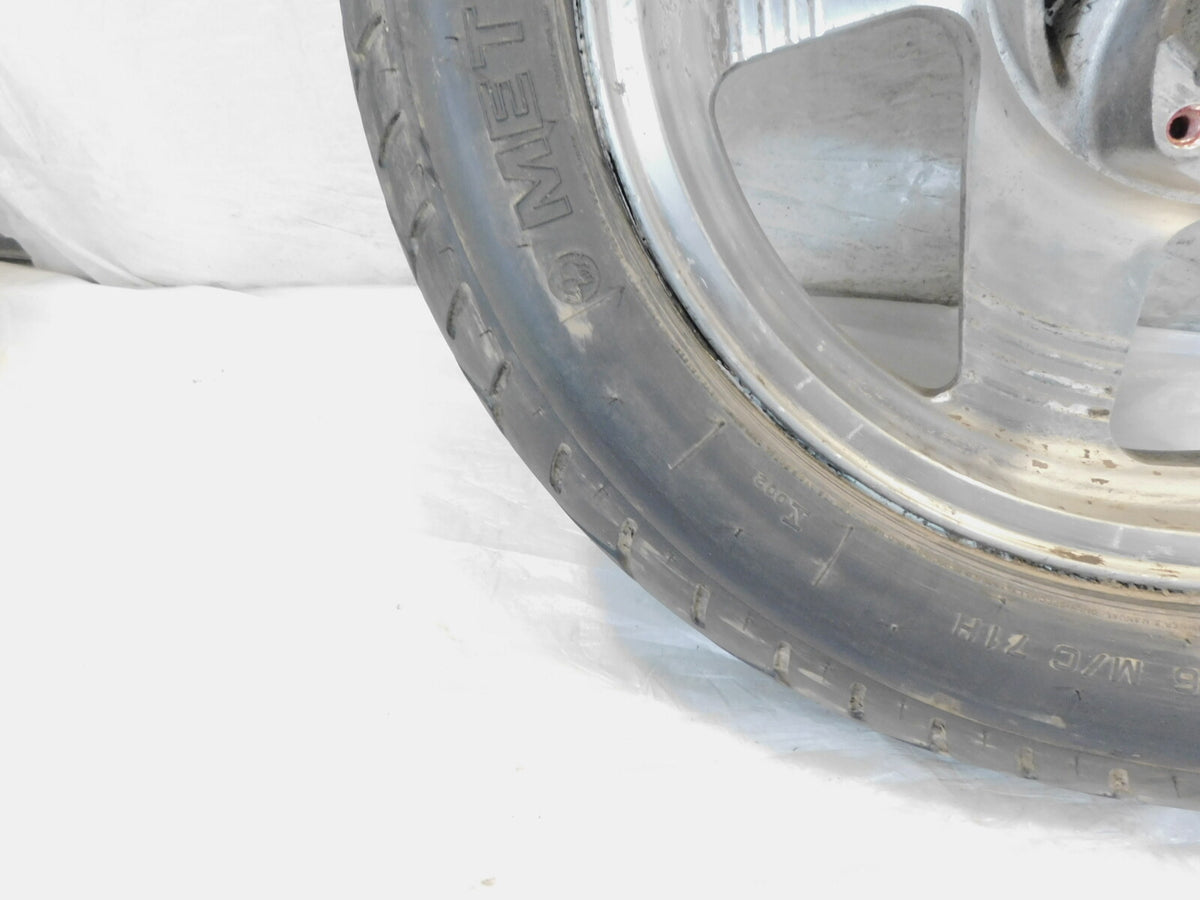 1999-2001 Kawasaki Vulcan 1500 VN1500 Nomad Cast Silver Front Wheel Rim & Tire - C3 Cycle