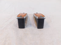 1982 82 Yamaha XJ750 Maxim 750 Front Left/Right Side Frame Orange Reflectors - C3 Cycle