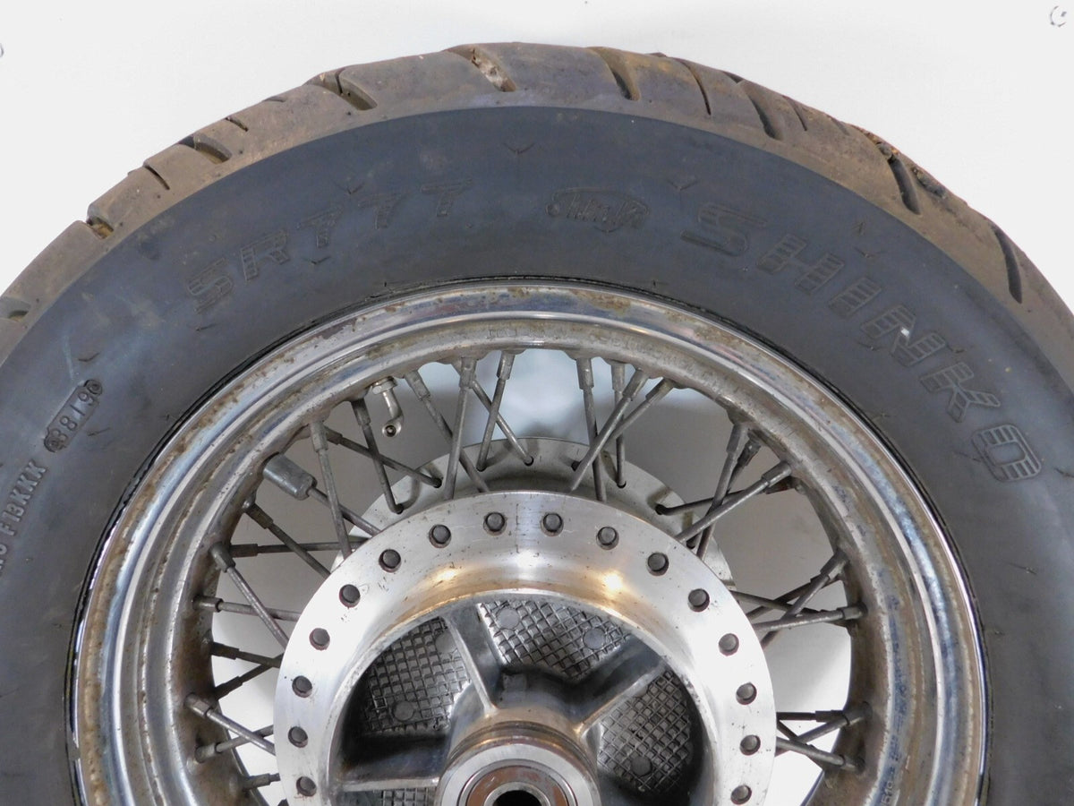 2001-2007 Honda VT750 Shadow 750 VT750DC Spirit Chrome Spoked Rear Wheel Rim - C3 Cycle