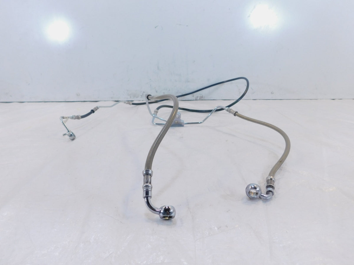 Harley Davidson Road King & Electra Glide Dual Disc Front ABS Brake Hose Lines - C3 Cycle