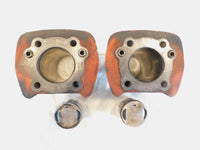 Pair Harley Davidson Sportster 883 Black Engine Cylinder Barrel Jugs w/ Pistons - C3 Cycle
