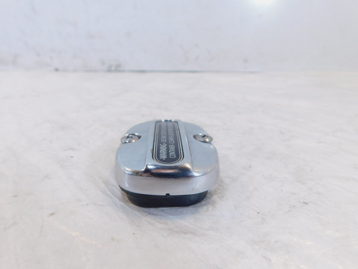 Harley Road King Street & Electra Glide Chrome Rear Master Cylinder Cap Lid - C3 Cycle