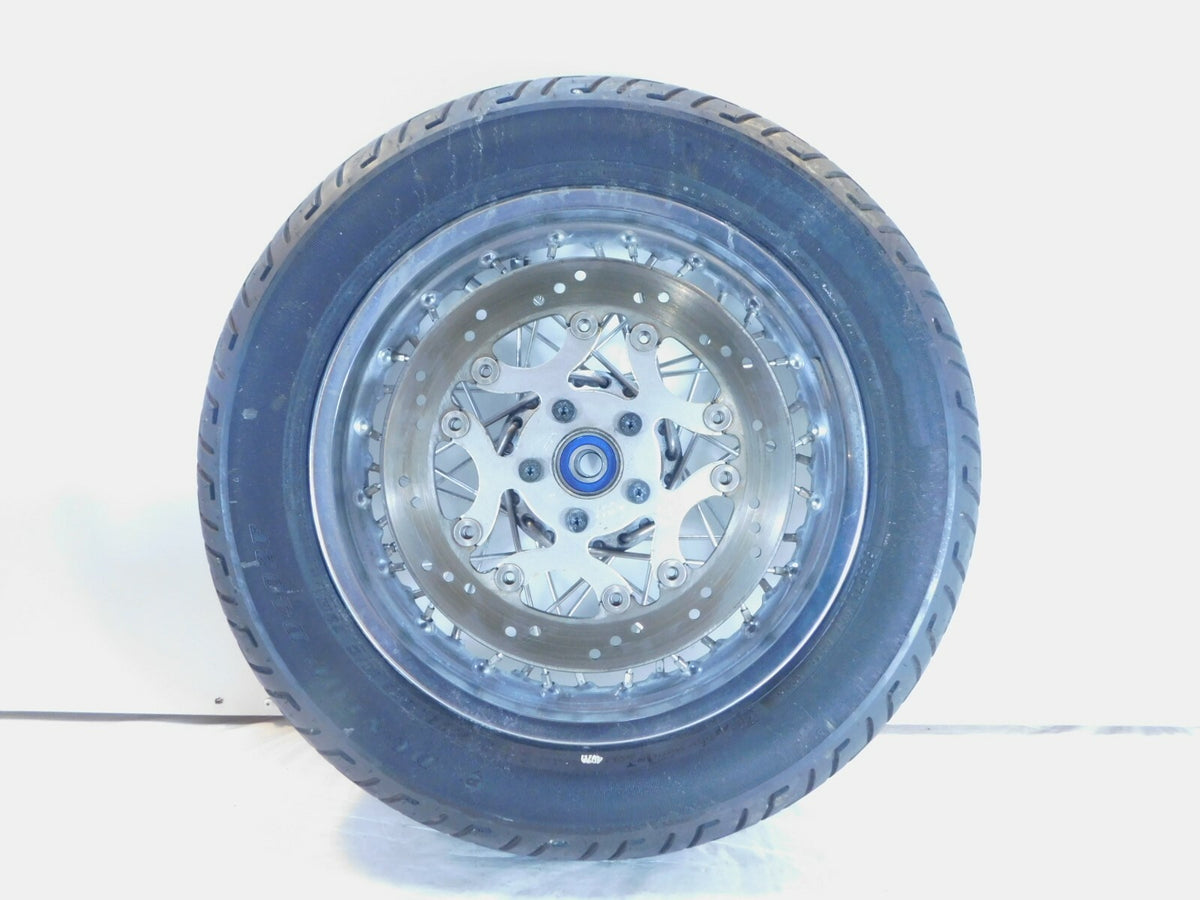 Victory V92 Deluxe & Touring Cruiser Laced Front Wheel Rim Rotor & Tire 16" x 3" - C3 Cycle