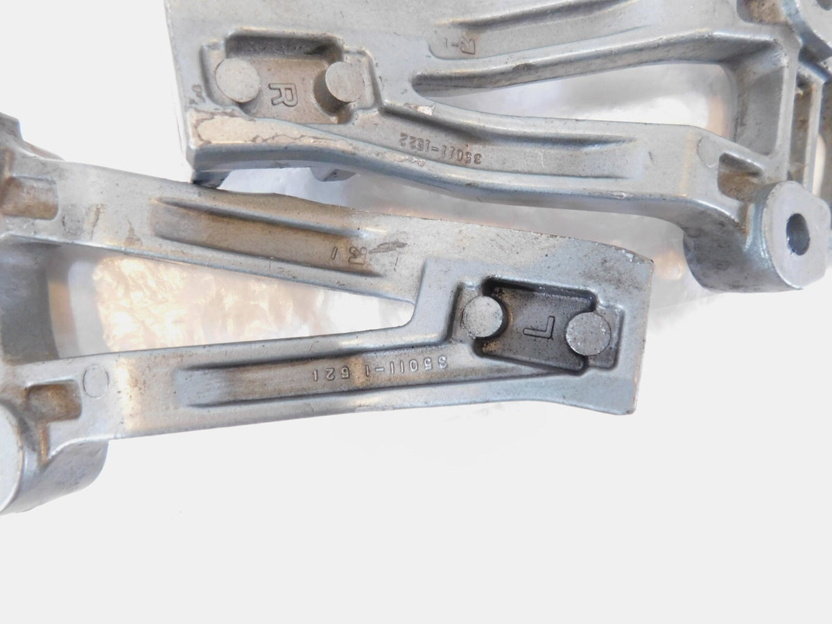 1990-1992 Kawasaki Ninja ZX11 ZX1100 Rear Passenger Footrest Foot Peg Mounts - C3 Cycle