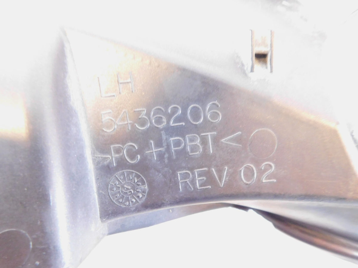 2008 08 Victory Vision Left Hand Rail & Saddlebag Cover Fairing Trim 5436206