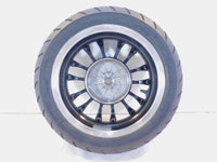Piaggio Vespa Sprint 50 125 150 Black Spoked Rear Wheel Rim w/ Tire 12x3 - C3 Cycle