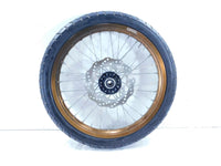 2012 Zero Motorcycle XU Spoked Laced Wire Front Wheel Rim w/ Tire & Brake Rotor - C3 Cycle