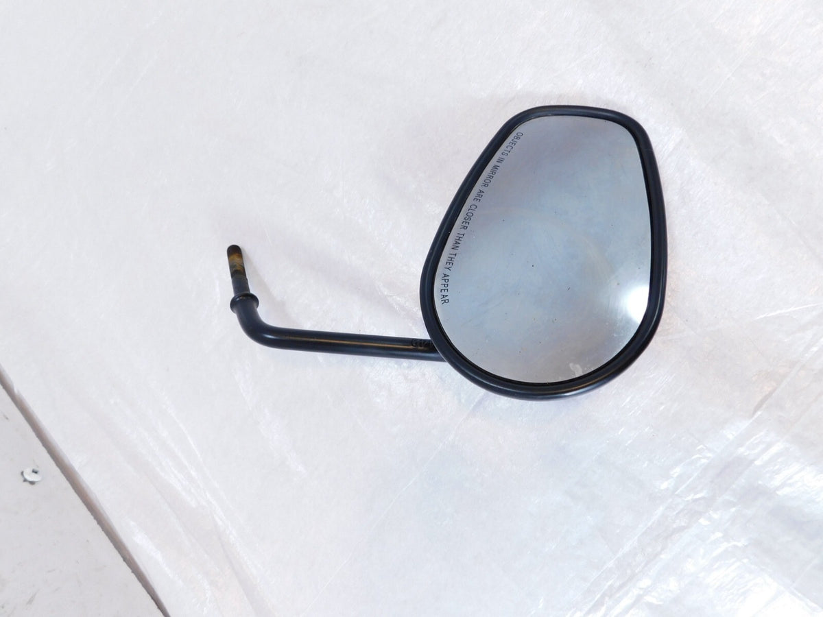 Harley Davidson FXR & Softail & Dyna & Sportster Black Left Rear View Mirror - C3 Cycle
