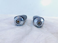 Harley Touring Dyna Sportster & Softail ISO Chrome & Rubber Footpeg Footrests - C3 Cycle