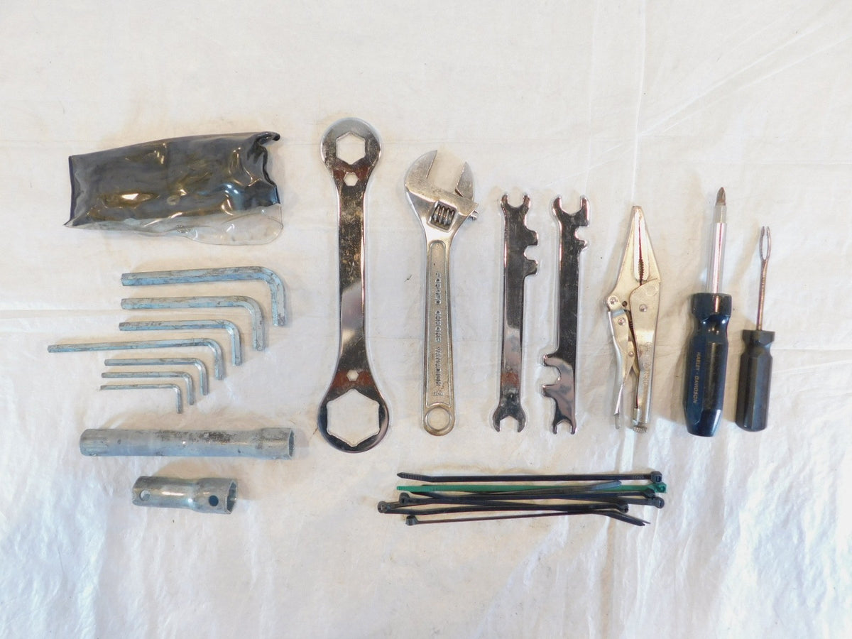 2008 Harley Davidson Road Glide Electra Glide Wrench Tool Kit Lot & Pouch Bag - C3 Cycle