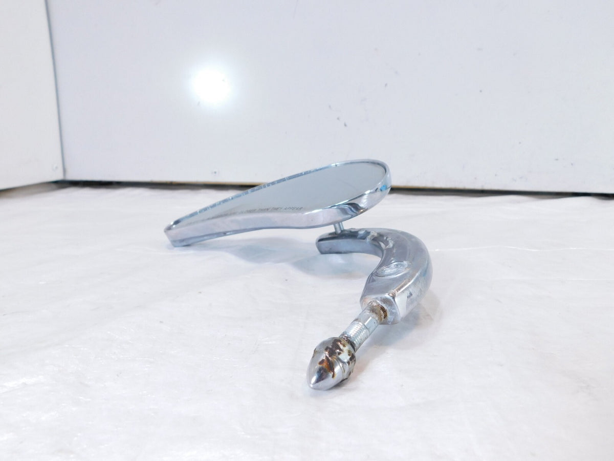Harley FXR & Softail & Dyna & Sportster Rain Drop Left Chrome Rear View Mirror - C3 Cycle