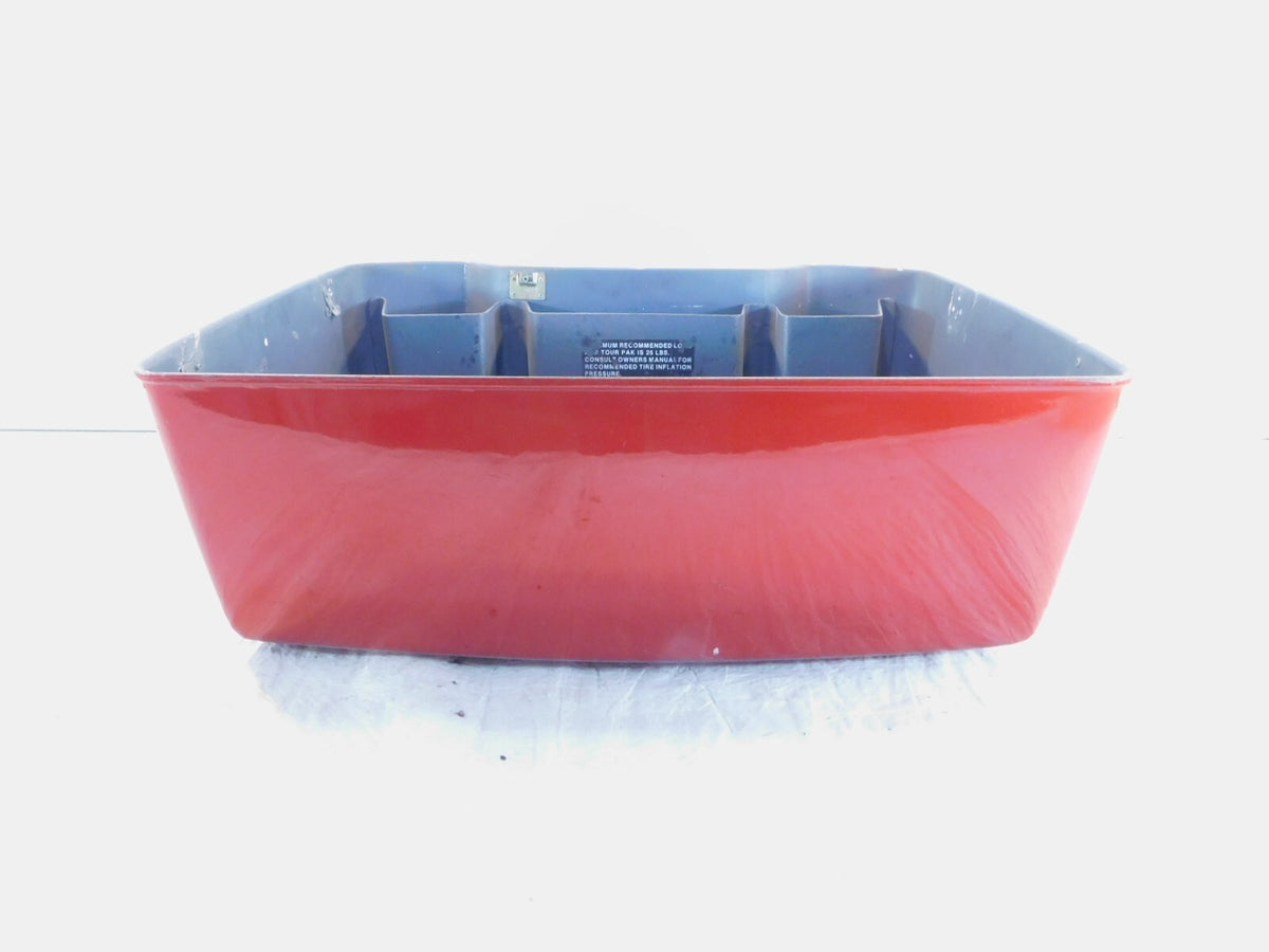 1986-1990 Harley Davidson Touring Tour Electra Glide Red Luggage Tour-Pak Bottom - C3 Cycle