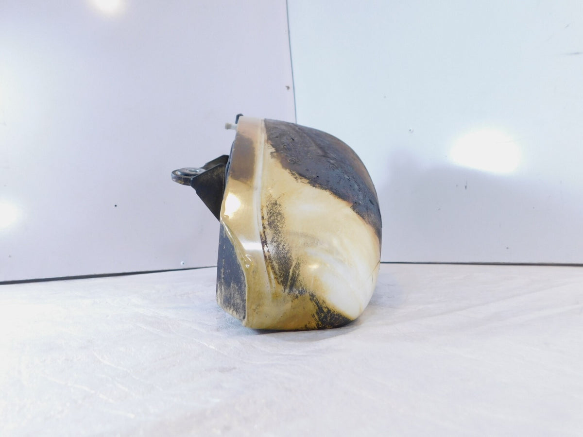 03 2003 Indian Gilroy Scout Right Side Fuel Gas Petrol Tank White- Rusty - C3 Cycle