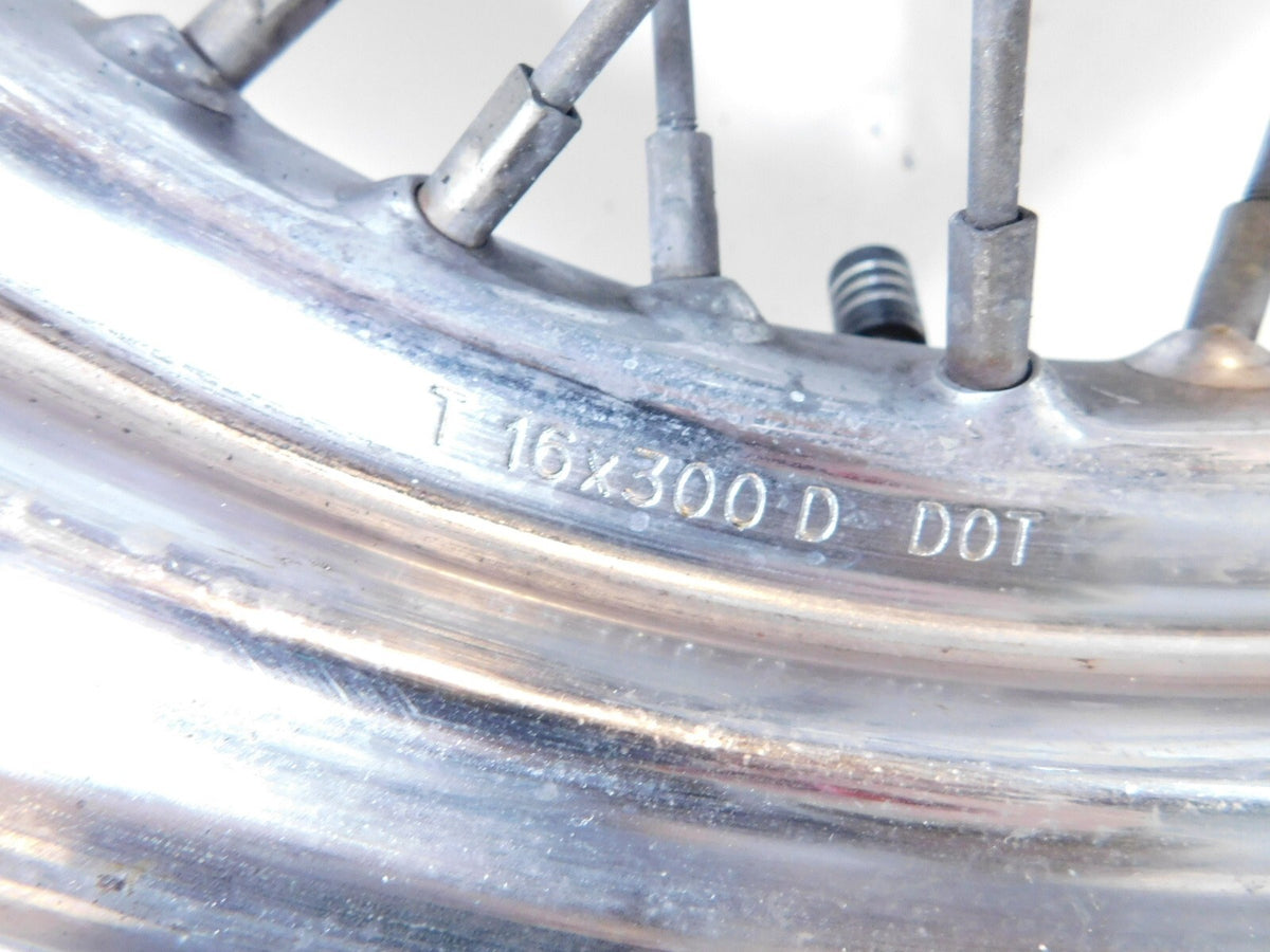 Harley Davidson Softail Heritage Classic Spoked Front Wheel Rim w/ Tire -Bent - C3 Cycle