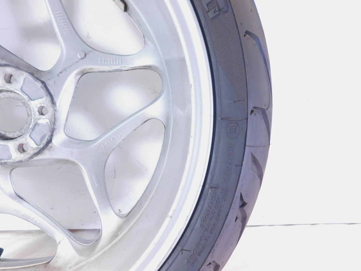 2006-2013 BMW F800ST Silver Cast Rear Wheel Rim & Tire - 17x5.5" - 36317684724 - C3 Cycle