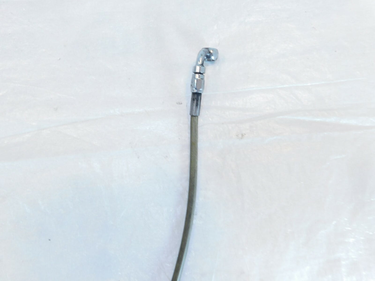 2003 Harley Davidson Dyna Low Rider Braided Front Brake Caliper Hose Pipe Line - C3 Cycle