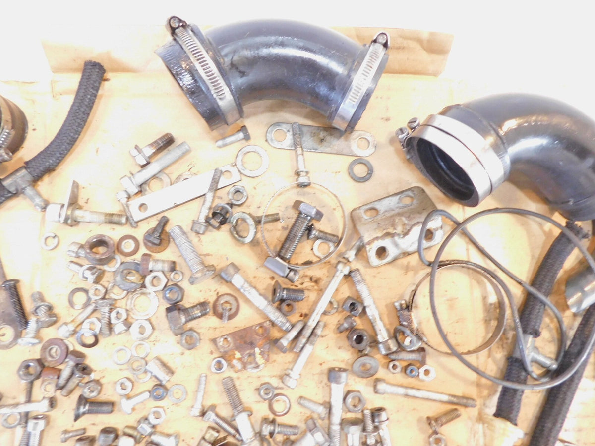 1975 75 BMW Airhead R75 R75/6 Misc Nuts Bolts Brackets Hardware Parts Box Lot - C3 Cycle