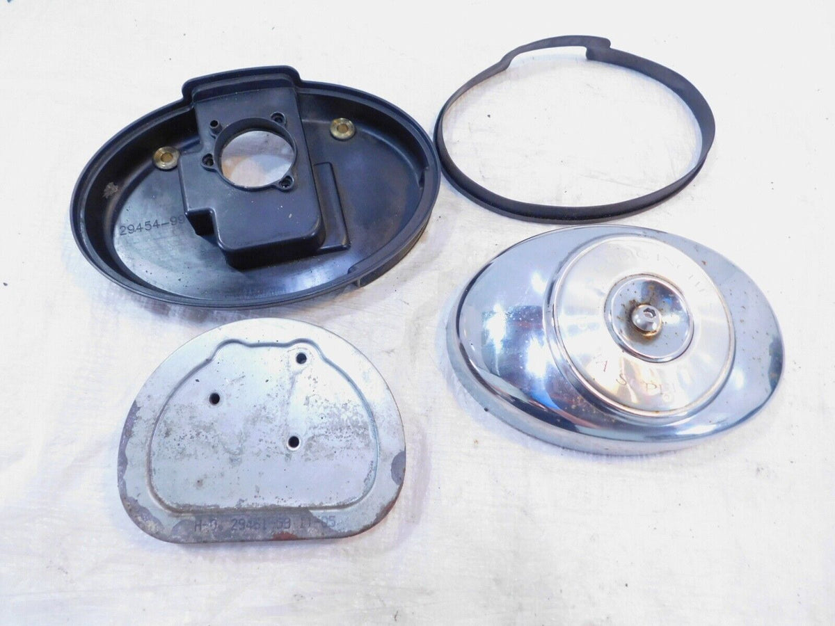 Harley Davidson Dyna Super Glide & Low Rider Air Cleaner Airbox and Backplate - C3 Cycle