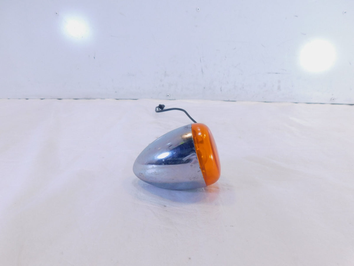 Harley Davidson Sportster Softail Dyna V-Rod Chrome Front Turn Signal Indicator - C3 Cycle