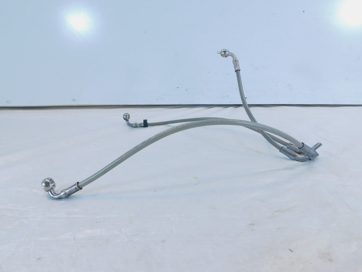 2006-2013 BMW F800S F800ST Front Wheel Brake Pump Unit to Caliper Hose Pipe Line - C3 Cycle