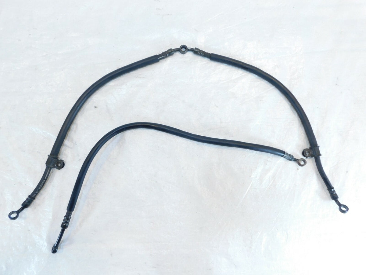 05-10 Yamaha Royal Star Tour Deluxe S XVZ13 Front Wheel Brake Hose Pipe Lines - C3 Cycle